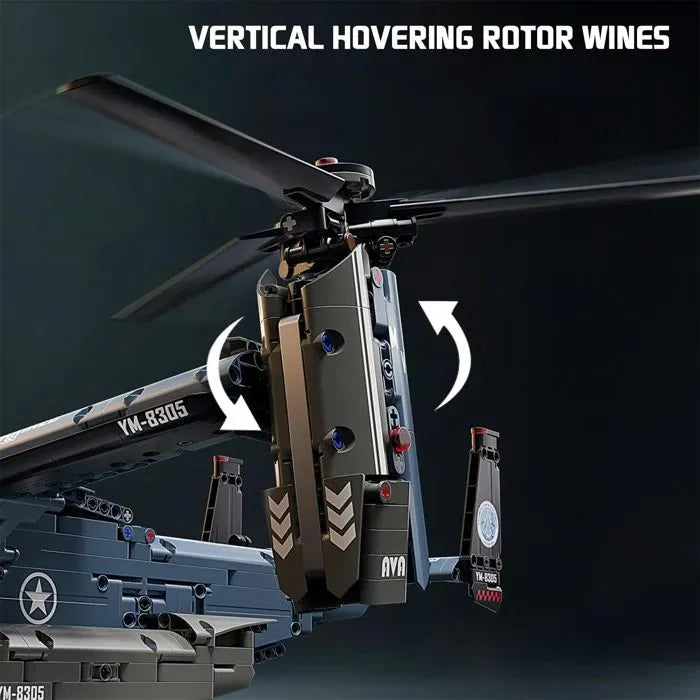 MV-22 Osprey | Building Blocks Set – Power Brickz