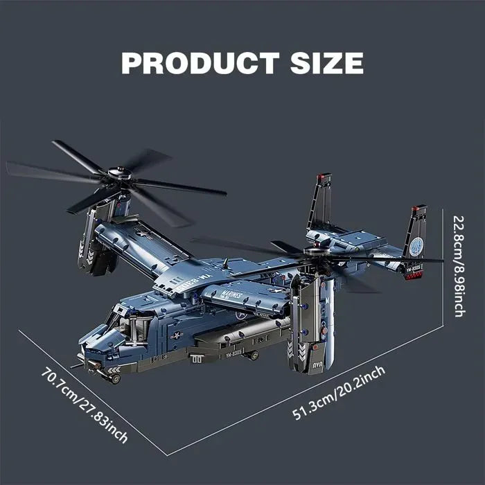 MV-22 Osprey | Building Blocks Set – Power Brickz