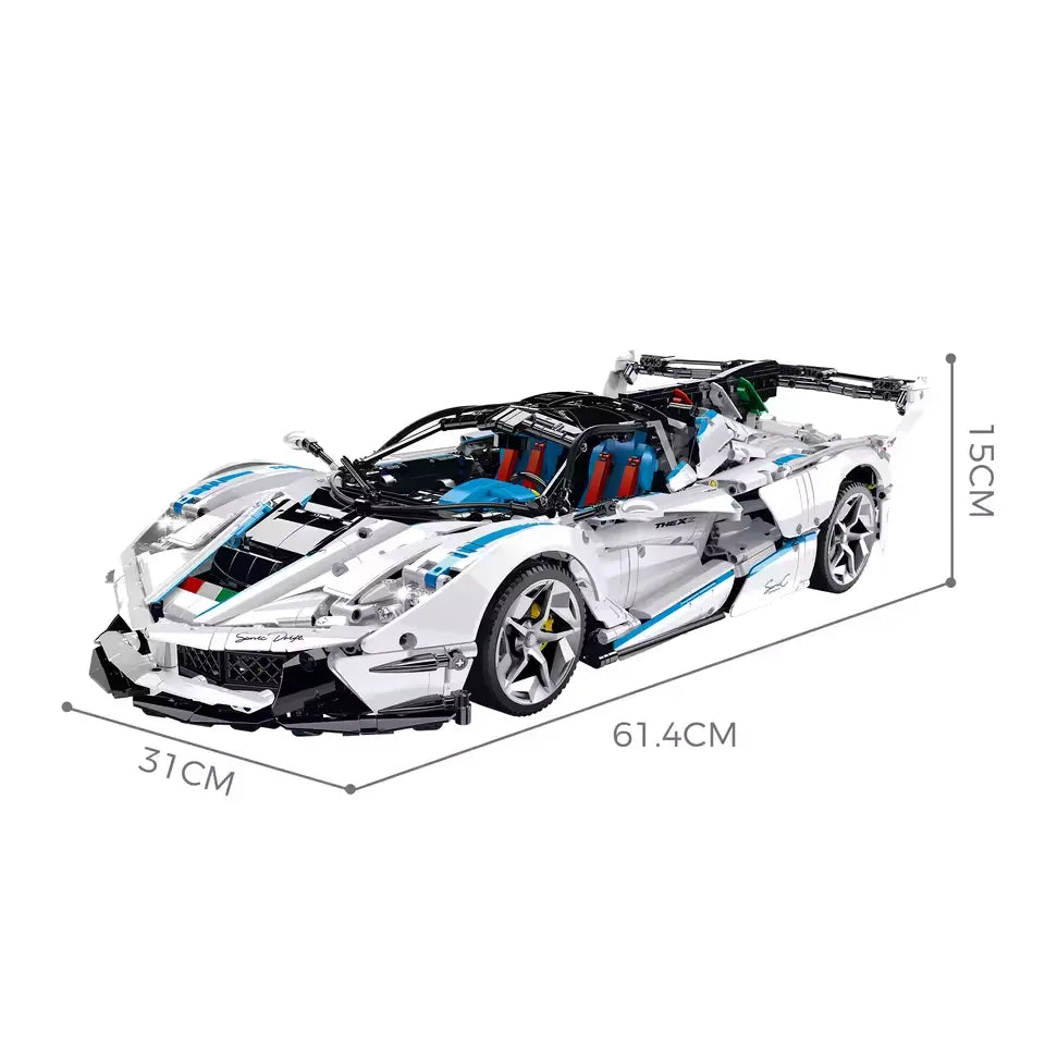 Maranello Legend V12 – brick-built display model made from building blocks