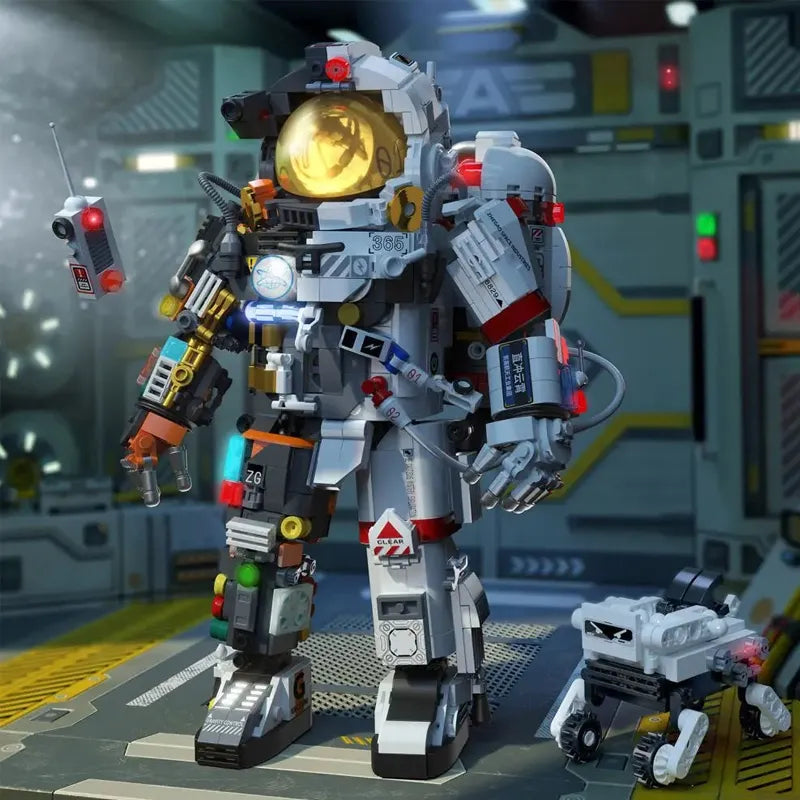 Mecha Astronaut | Building Blocks Set – Power Brickz