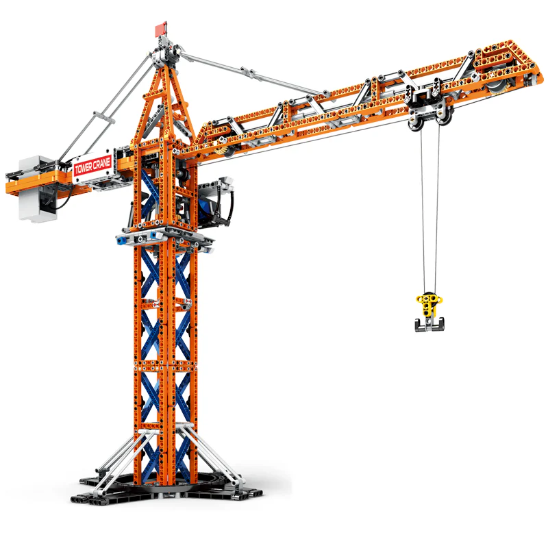 Motorized Tower Crane - Building Set | Power Brickz