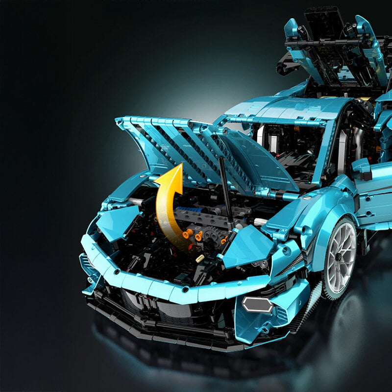 Next-Gen Italian Bull 2024 – brick-built display model made from building blocks