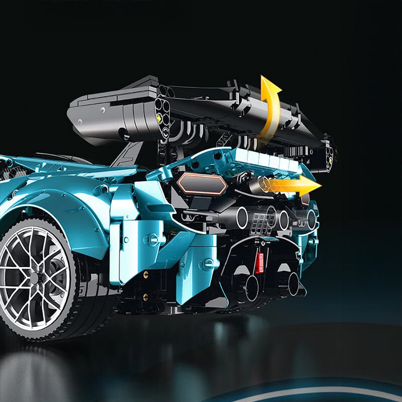 Next-Gen Italian Bull 2024 – brick-built display model made from building blocks