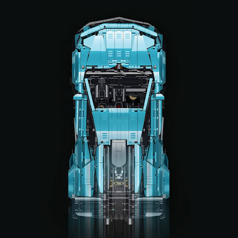 Next-Gen Italian Bull 2024 – brick-built display model made from building blocks