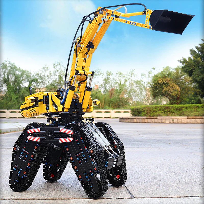 RC Morphing Excavator - Building Set | Power Brickz