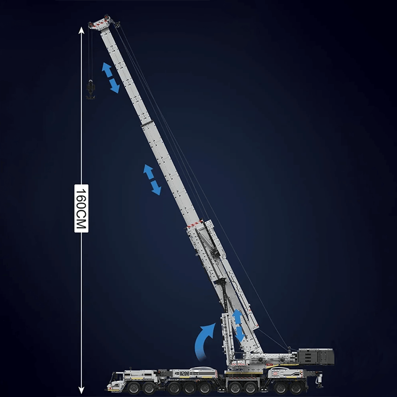 Heavy Duty RC Crane V2 - Building Blocks Set | Power Brickz