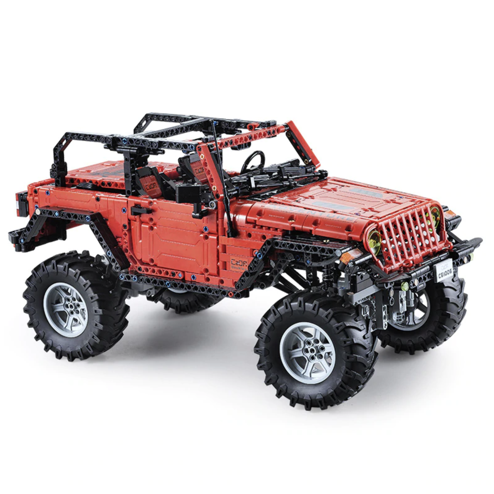 Extreme 4x4 Wrangler Convertible Remote Control - Building Blocks Set | Power Brickz
