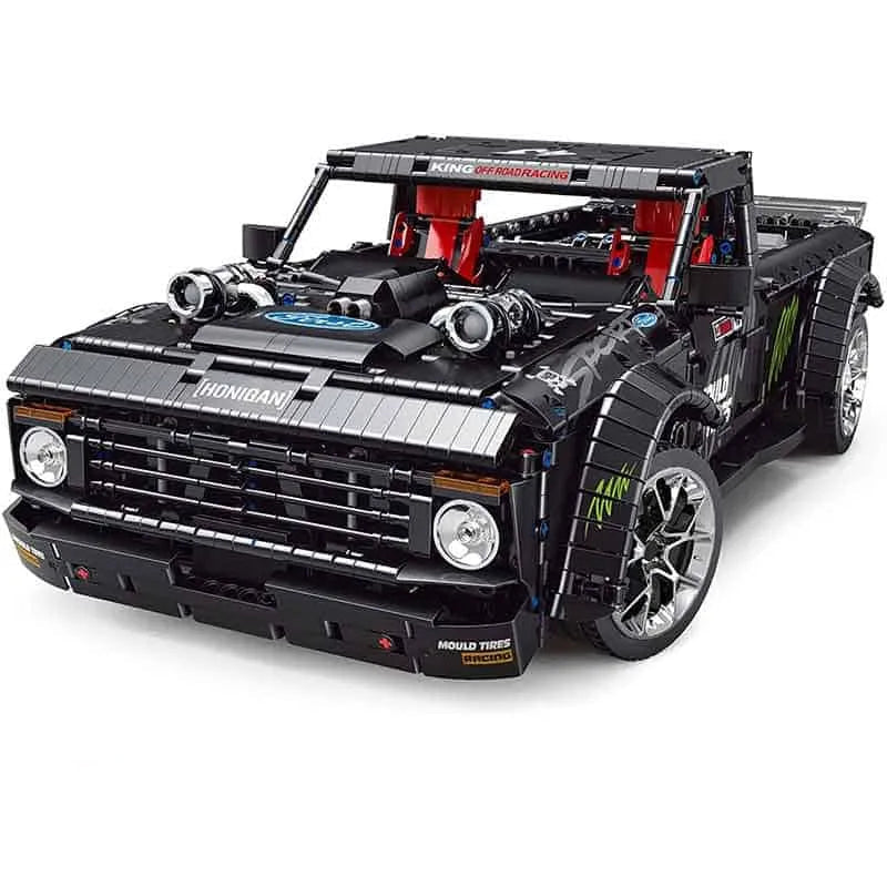 Twin-Turbo FDrift Pickup - Building Blocks Set | Power Brickz