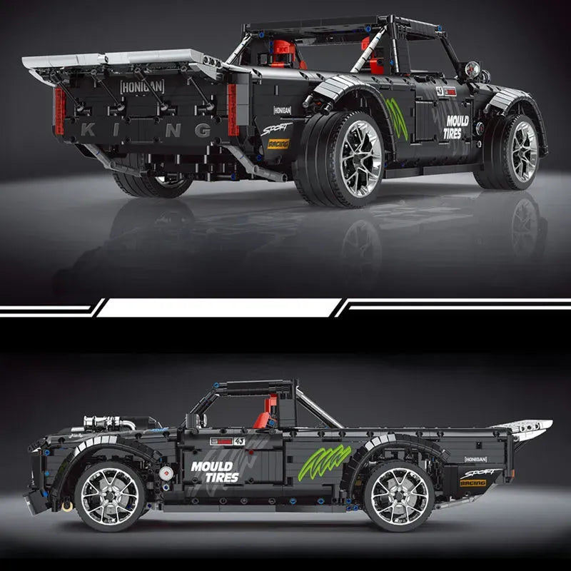 Twin-Turbo FDrift Pickup - Building Blocks Set | Power Brickz