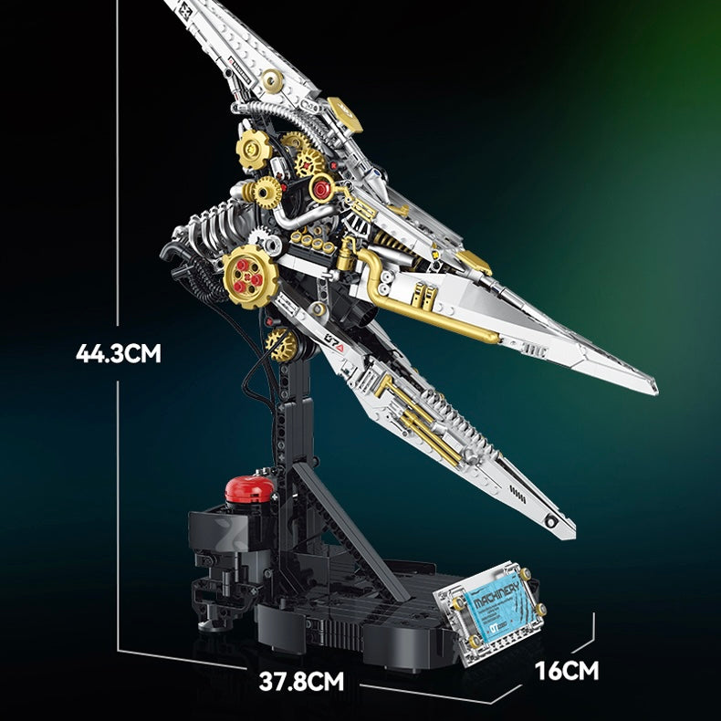 Cyber Pterosaurs Head | 894pcs — view 9 | Power Brickz