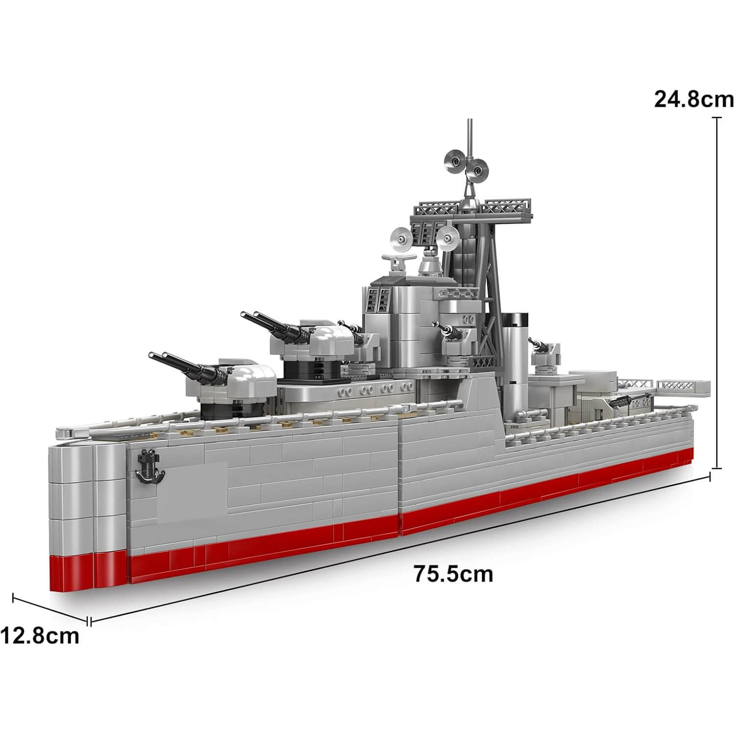 A - Class Naval Destroyer | 1814pcs - Power Brickz