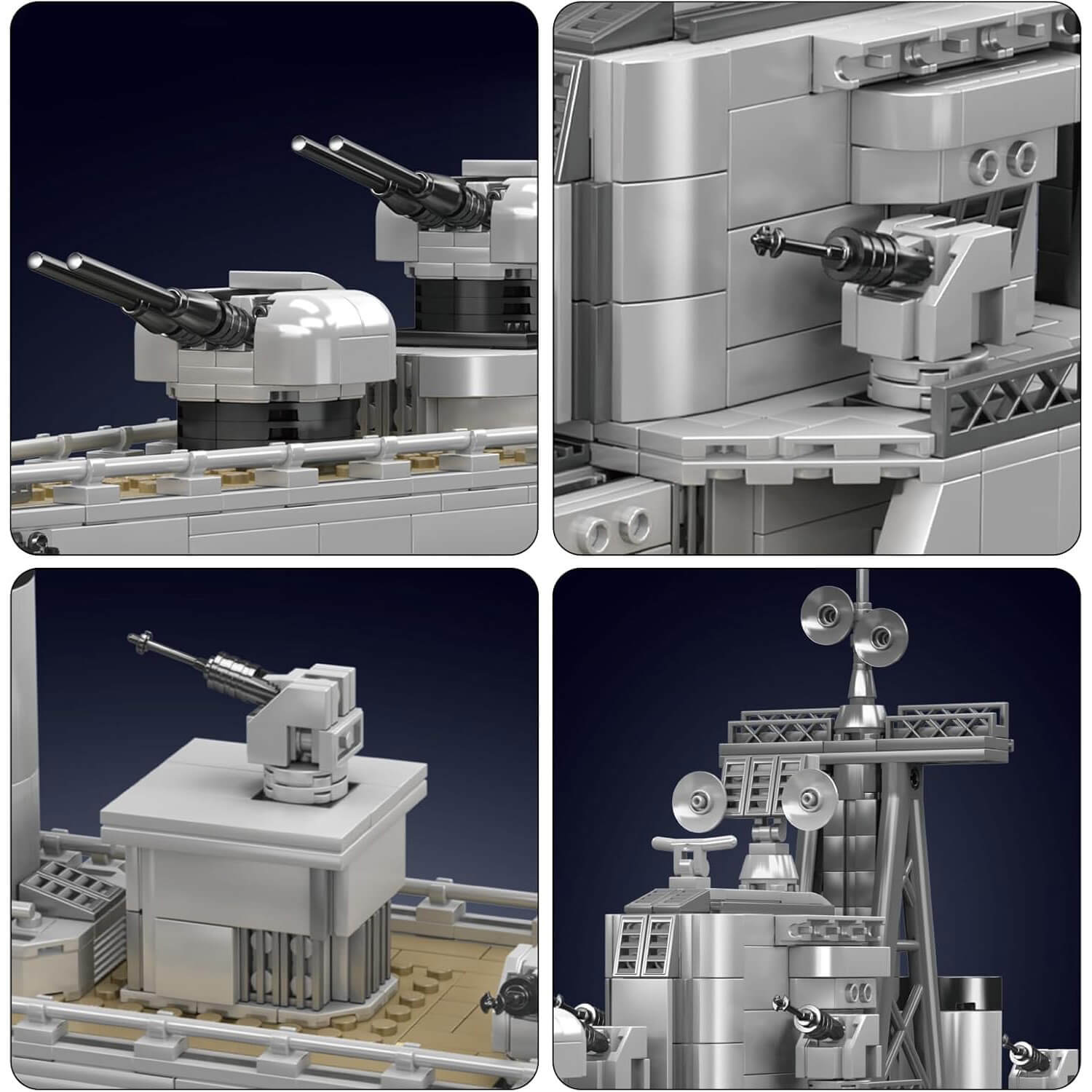 A - Class Naval Destroyer | 1814pcs - Power Brickz