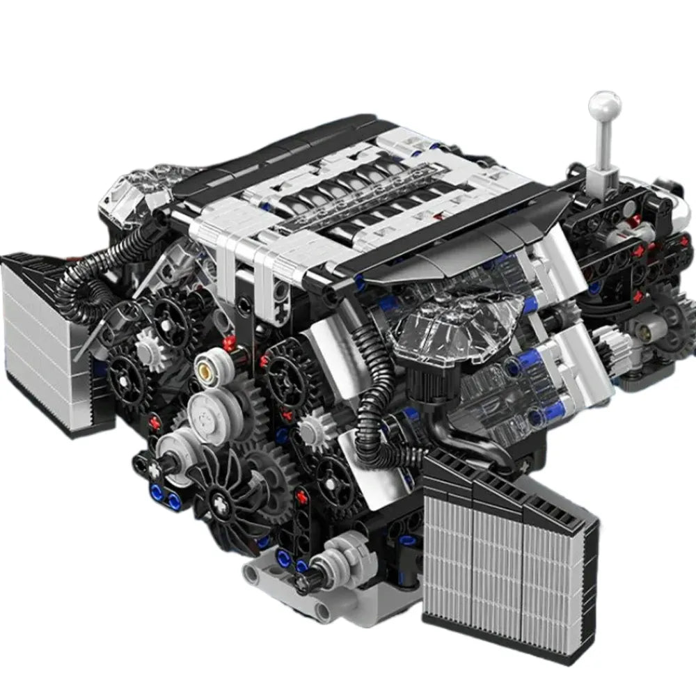 A8 W12 Motorized Engine | 871pcs - Power Brickz