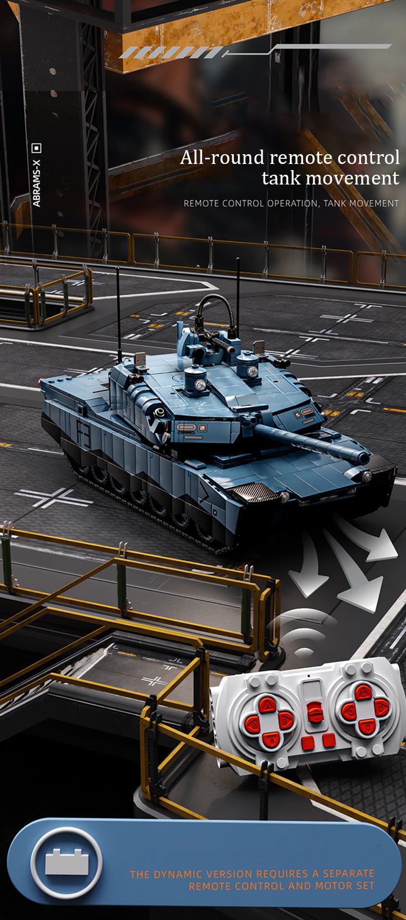 Abrams-X - Building Set | Power Brickz