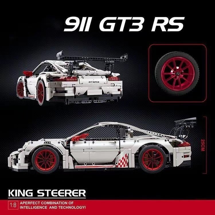 Aero-TunedGT3RS Track Coupe - Building Blocks Set | Power Brickz