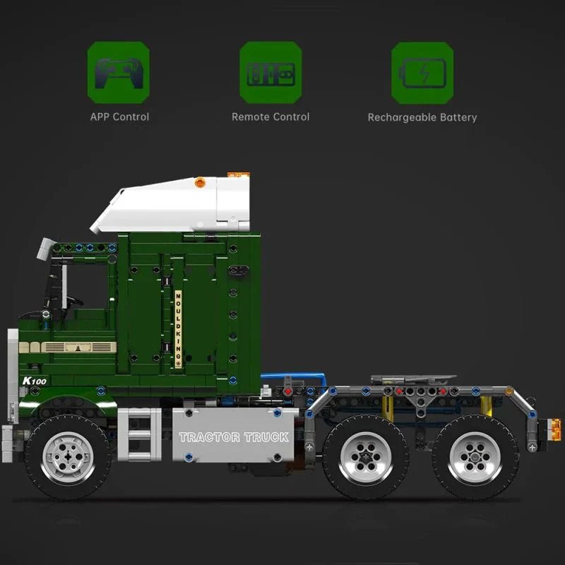 Aerodyne Tractor Truck Technic - Building Blocks Set | Power Brickz