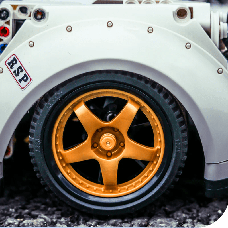 Air-CooledGT2 RS Track Racer - Building Blocks Set | Power Brickz