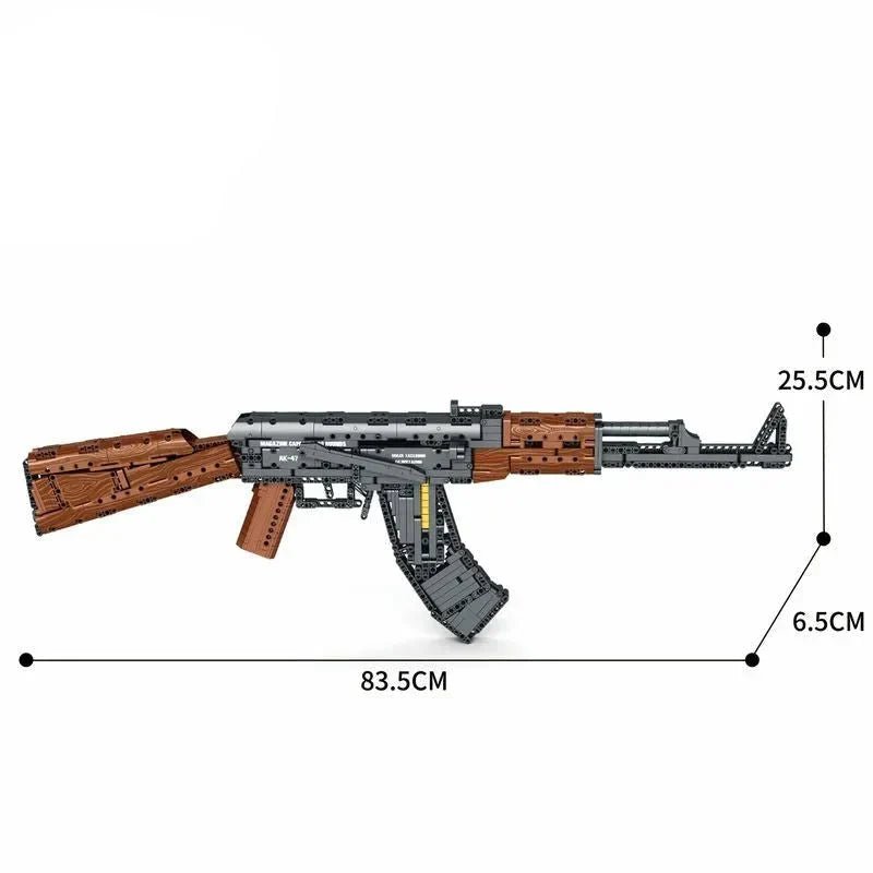 AK47 Assault Rifle V2 | 1366pcs - Power Brickz
