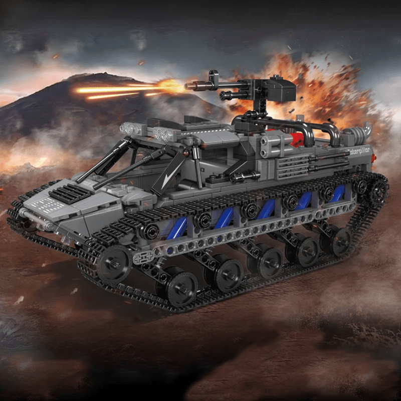 All Terrain Military Tank EV2 - Building Set | Power Brickz