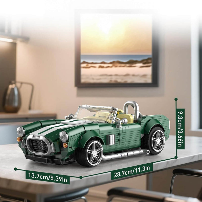 American 60' Cobra 427 | Building Blocks Set – Power Brickz