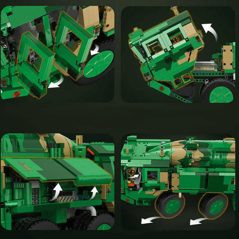 Anti Ship Ballistic Missile - Building Set | Power Brickz