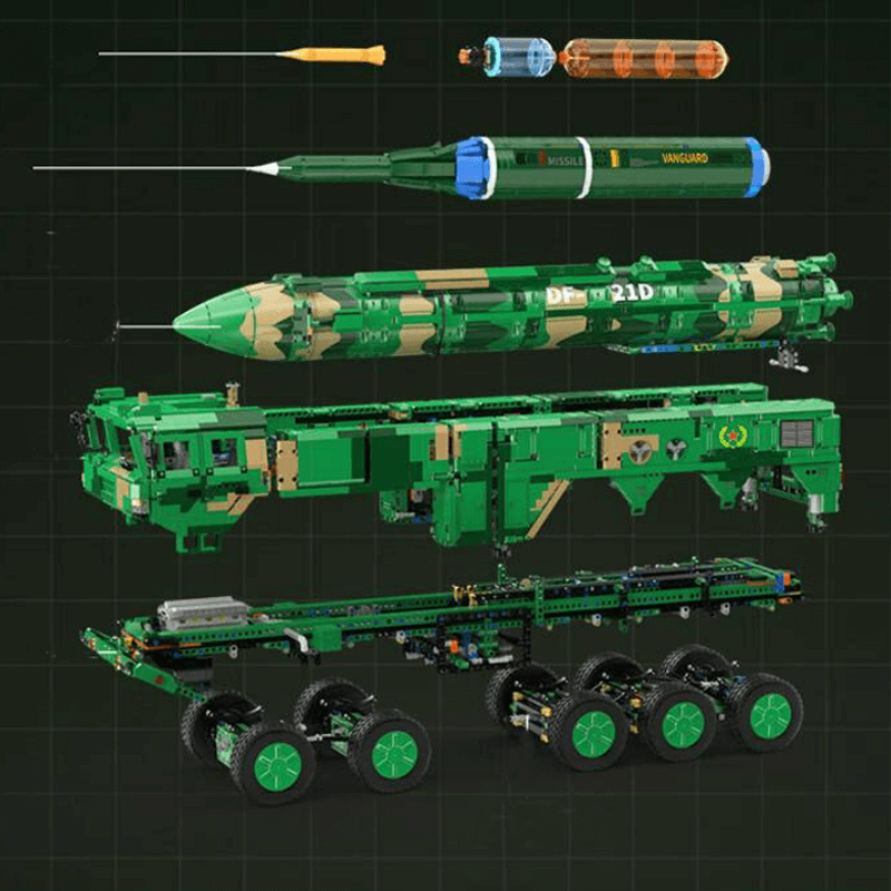 Anti Ship Ballistic Missile - Building Set | Power Brickz