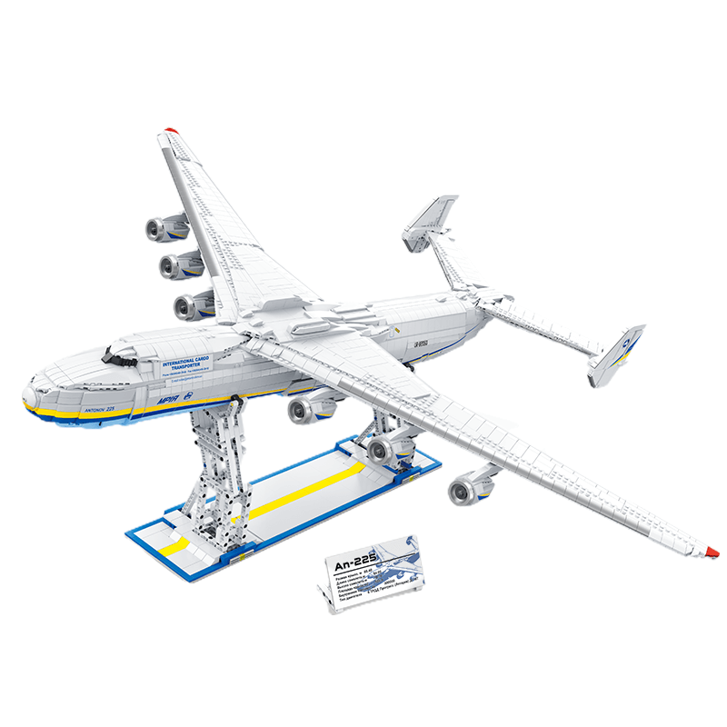 Antonov 225 With Stand - Building Set | Power Brickz