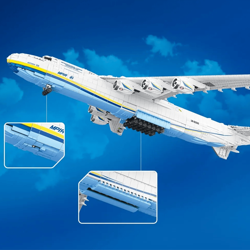 Antonov 225 With Stand - Building Set | Power Brickz