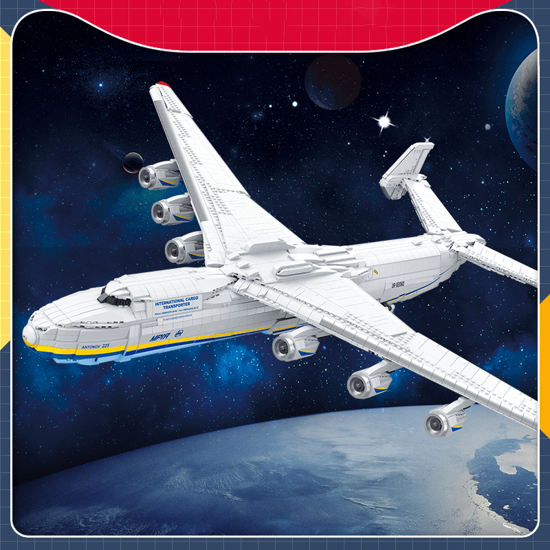Antonov 225 With Stand - Building Set | Power Brickz