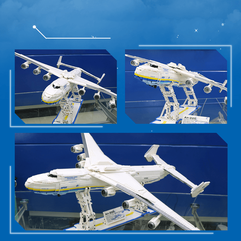 Antonov 225 With Stand - Building Set | Power Brickz