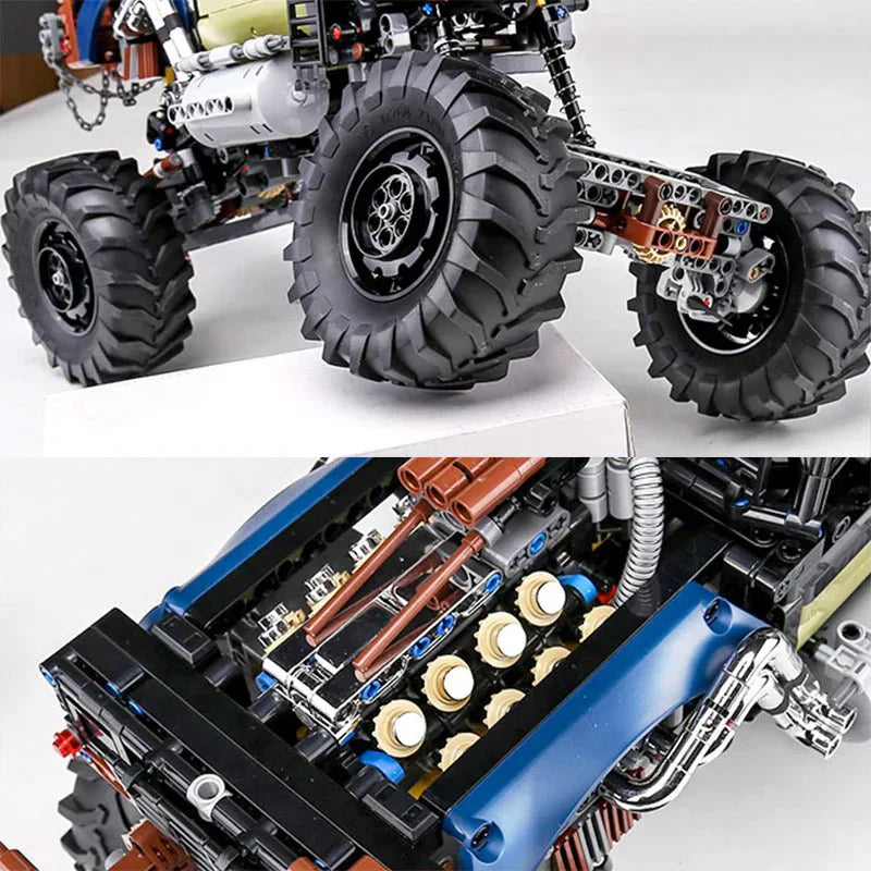 Post-Apocalypse Survival Truck - Building Blocks Set | Power Brickz