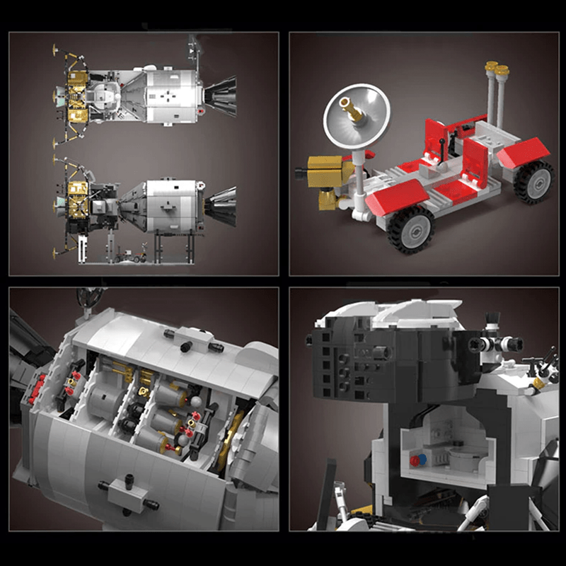 Apollo Spacecraft - Building Set | Power Brickz