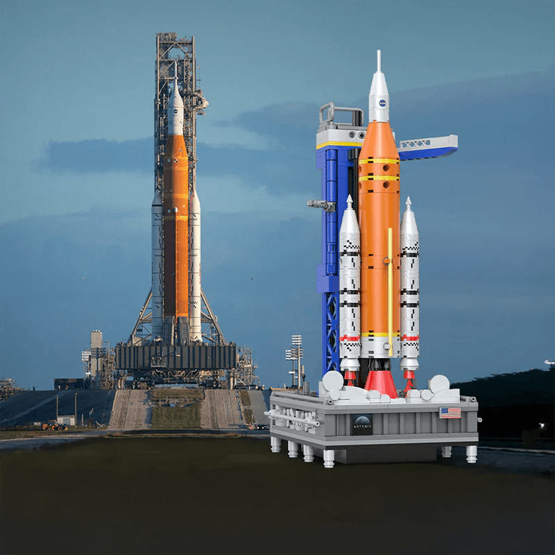 SLS Artemis Space Rocket - Building Blocks Set | Power Brickz
