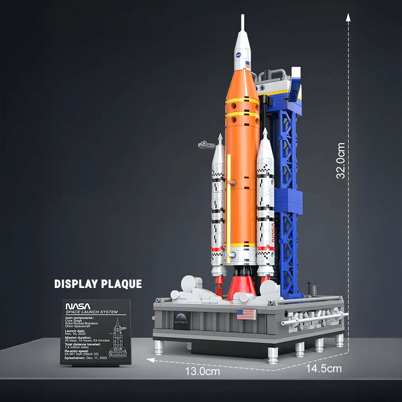 SLS Artemis Space Rocket - Building Blocks Set | Power Brickz