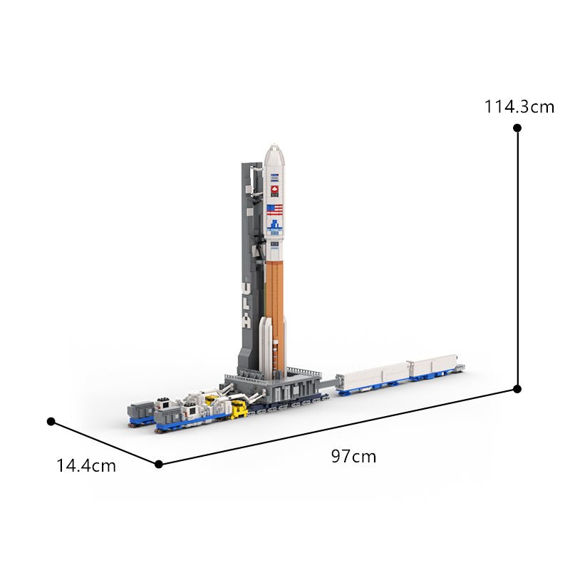 Atlas V Launchpad - Building Set | Power Brickz