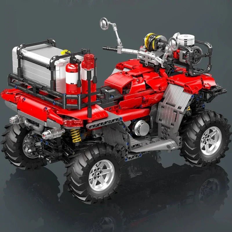 ATV Fire Rescue Unit | 2100pcs - Power Brickz