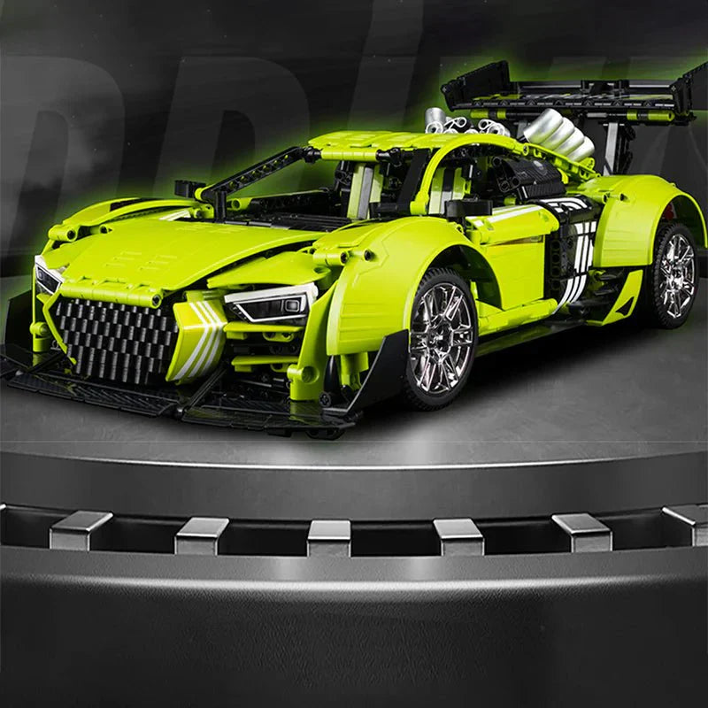 Street-Tuned R8 VSupercar - Building Blocks Set | Power Brickz