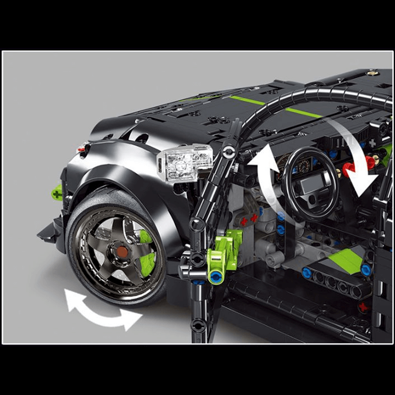 High-Performance RS6 Sport Wagon - Building Blocks Set | Power Brickz