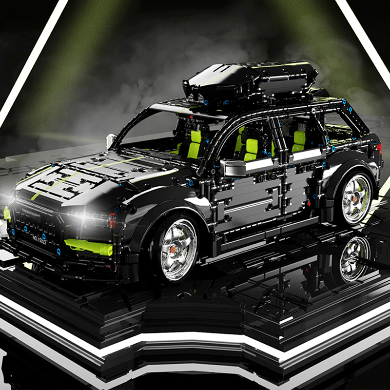High-Performance RS6 Sport Wagon - Building Blocks Set | Power Brickz