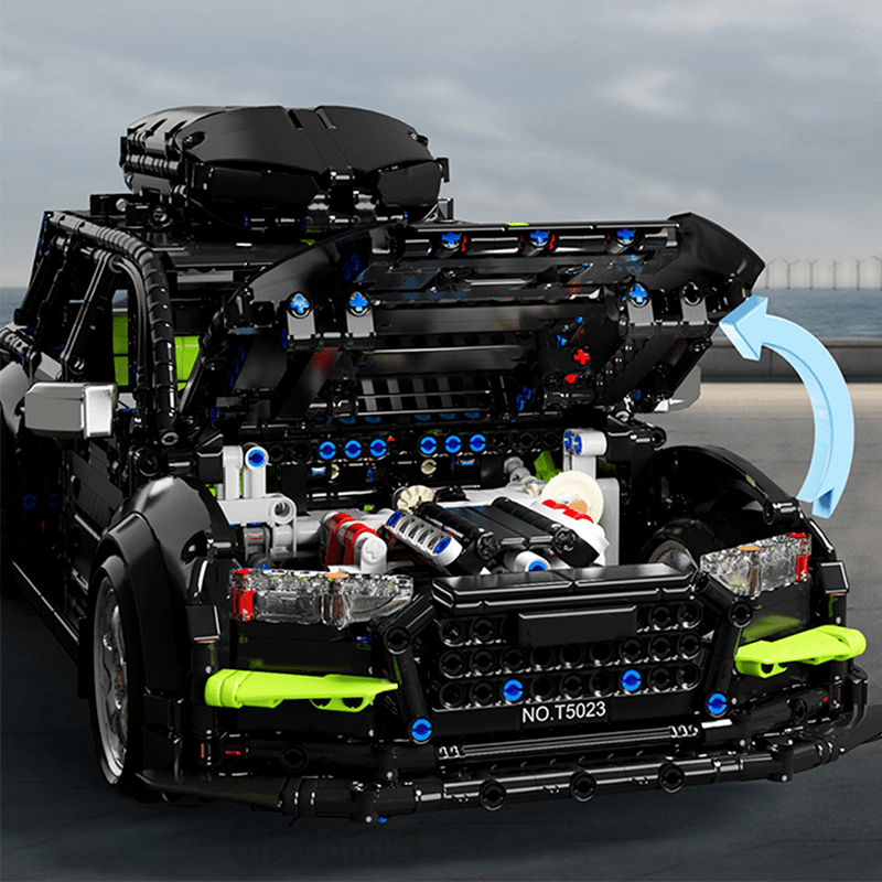 High-Performance RS6 Sport Wagon - Building Blocks Set | Power Brickz