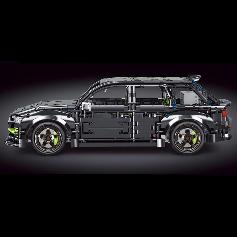 High-Performance RS6 Sport Wagon - Building Blocks Set | Power Brickz