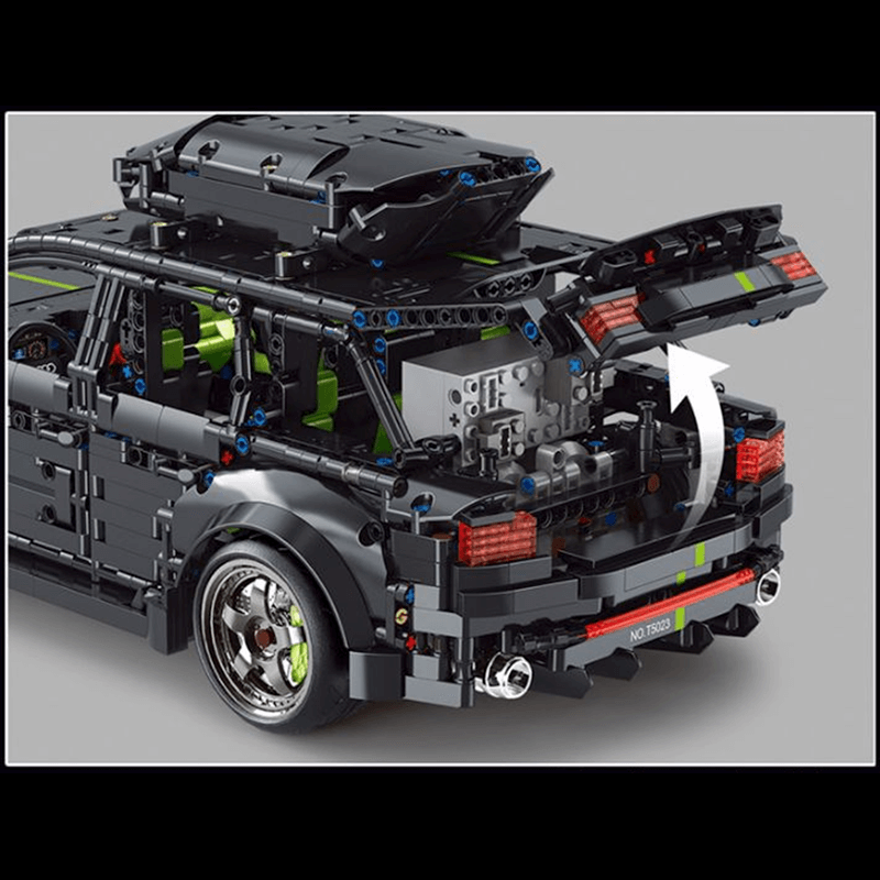 High-Performance RS6 Sport Wagon - Building Blocks Set | Power Brickz