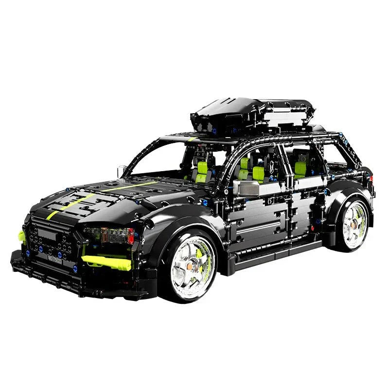 High-Performance RS6 Sport Wagon - Building Blocks Set | Power Brickz