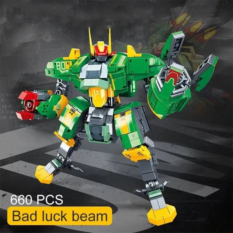 Bad Luck Beam Mecha Robot Warrior | 660pcs - Power Brickz