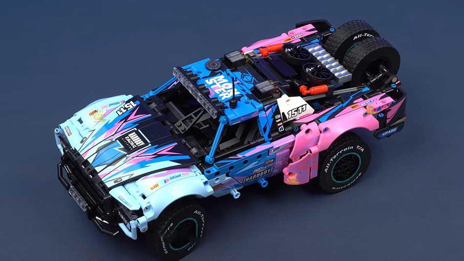 Baja Trophy 4x4 Truck - Building Blocks Set | Power Brickz