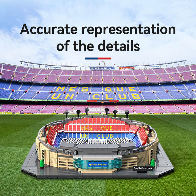 FC Barcelona Spotify Camp Nou - Building Blocks Set | Power Brickz
