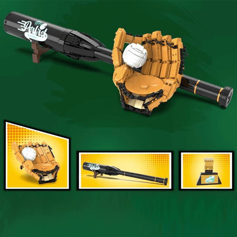 Baseball Bat - Building Set | Power Brickz