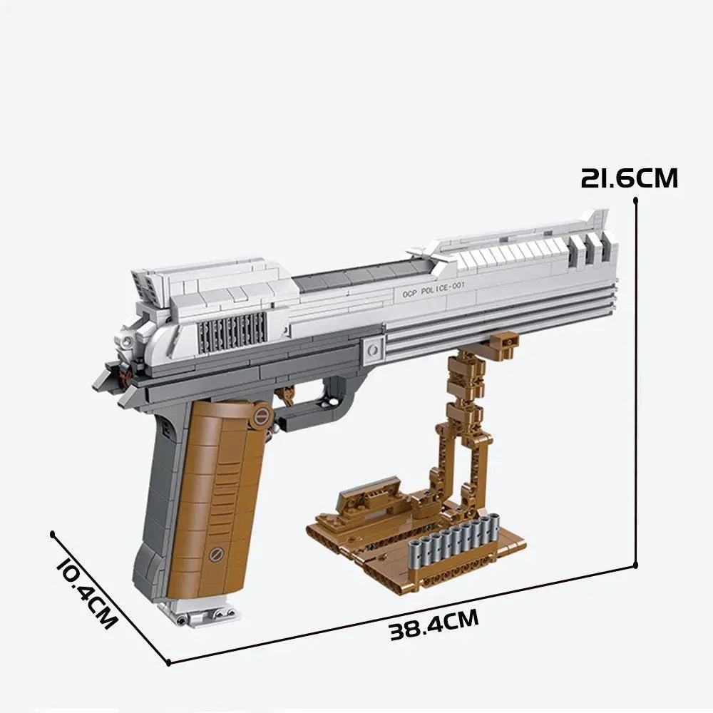 Auto-9 Pistol - Building Set | Power Brickz
