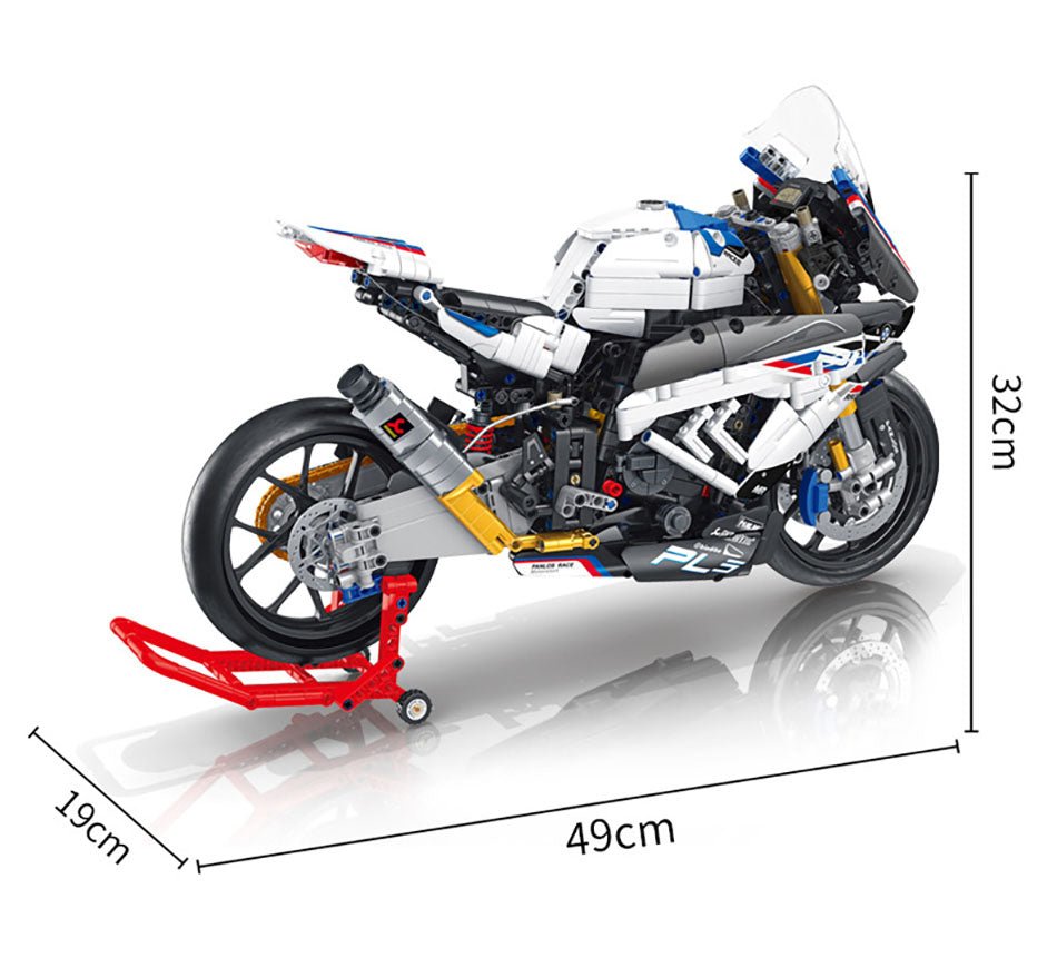 Carbon Track Superbike - Building Set | Power Brickz