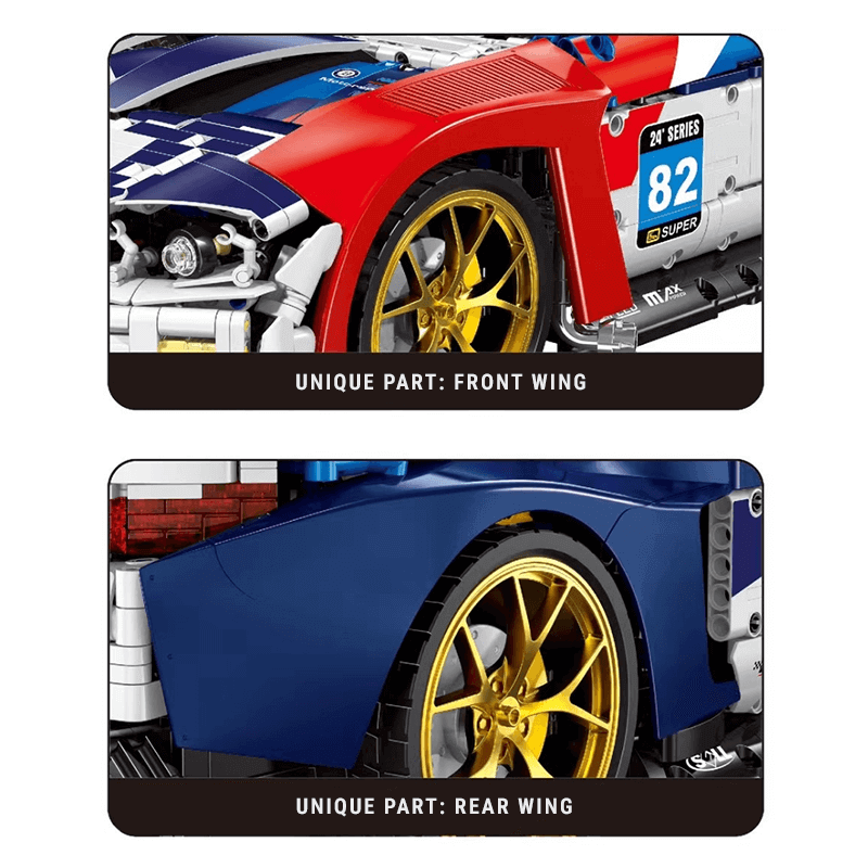 M4 DTM Track Coupe - Building Blocks Set | Power Brickz